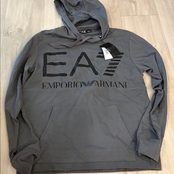 Emporio Armani Other - Emporio Armani EA7 Charcoal Hoodie